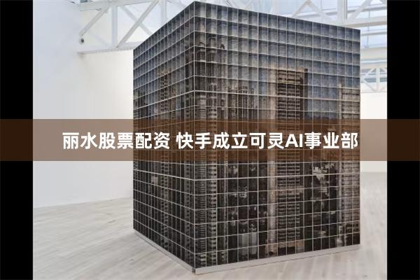 丽水股票配资 快手成立可灵AI事业部