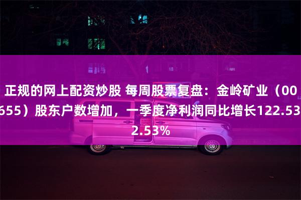 正规的网上配资炒股 每周股票复盘：金岭矿业（000655）股东户数增加，一季度净利润同比增长122.53%