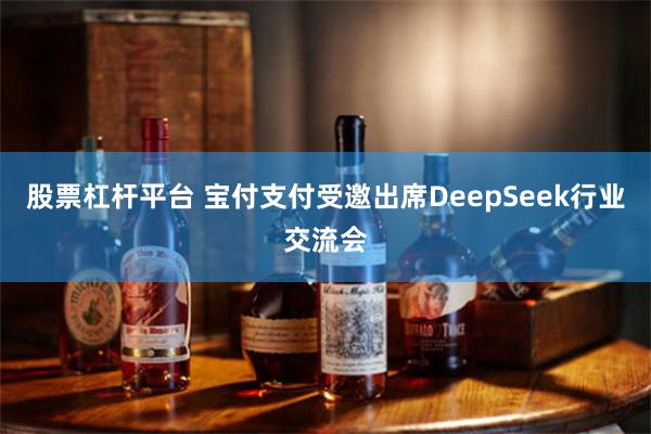 股票杠杆平台 宝付支付受邀出席DeepSeek行业交流会