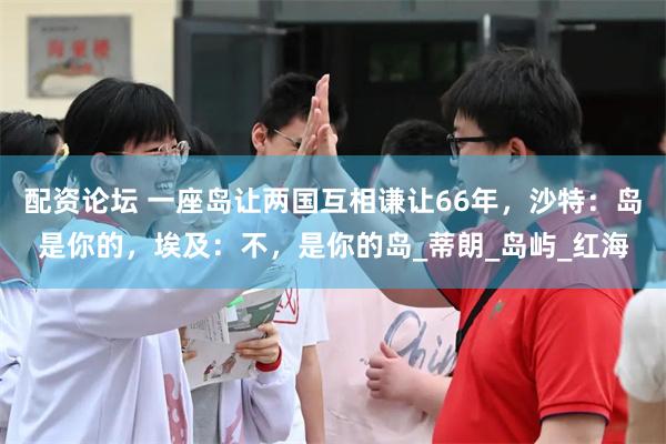 配资论坛 一座岛让两国互相谦让66年，沙特：岛是你的，埃及：不，是你的岛_蒂朗_岛屿_红海