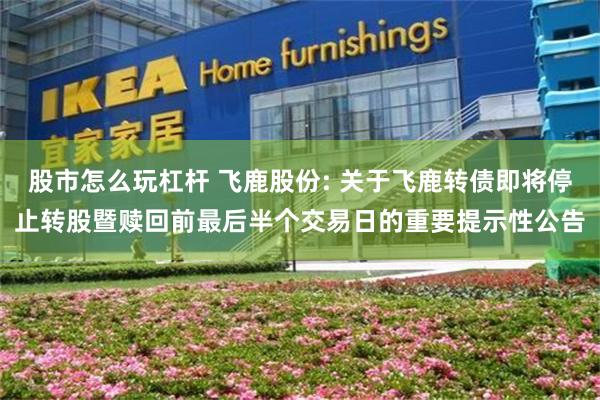 股市怎么玩杠杆 飞鹿股份: 关于飞鹿转债即将停止转股暨赎回前最后半个交易日的重要提示性公告