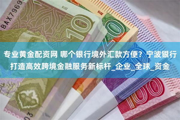专业黄金配资网 哪个银行境外汇款方便？宁波银行打造高效跨境金融服务新标杆_企业_全球_资金
